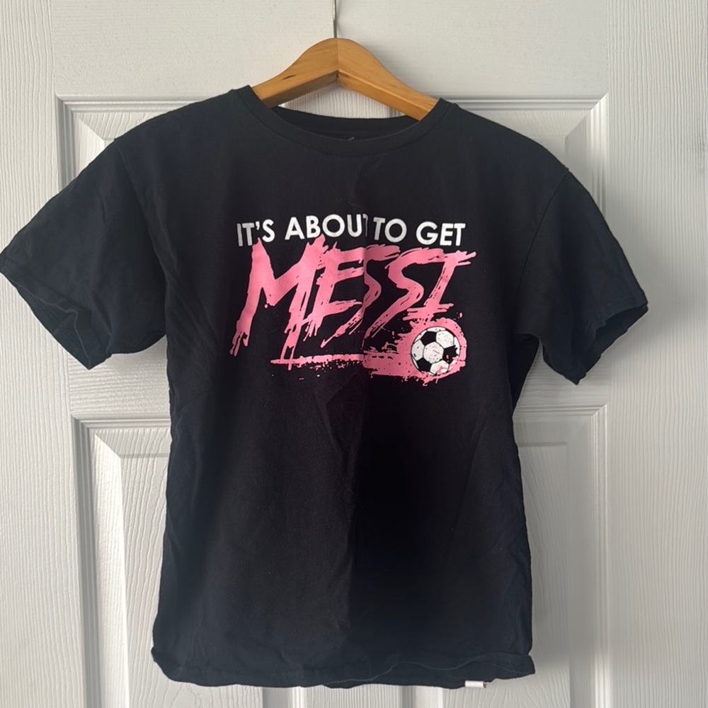 Black and Pink Kids Graphic T-Shirt